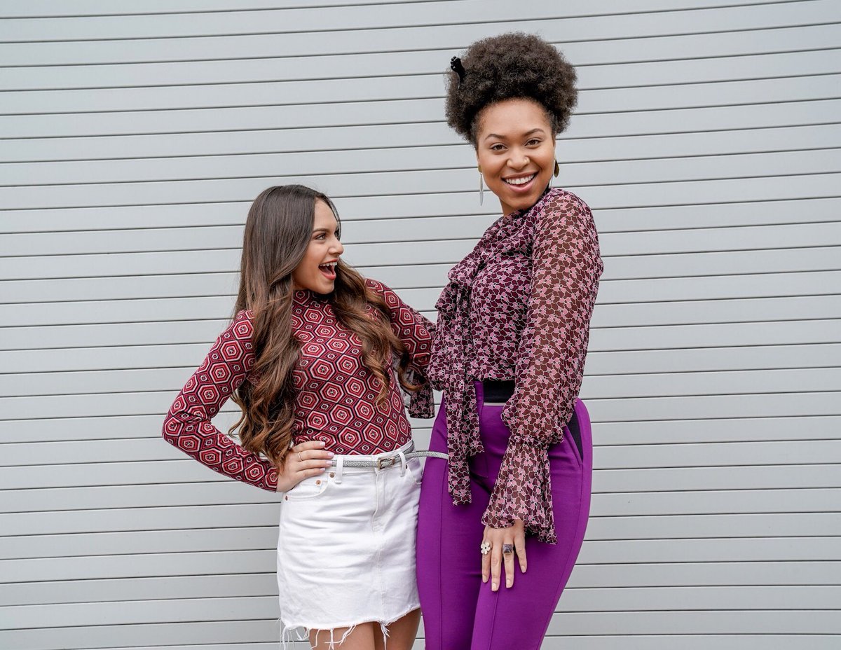 Me and my girl <a href="/OlivBlu/">Oliv Blu ♪♫</a> sing it out on <a href="/NBCTheVoice/">The Voice</a>  stage for our battle!! tune in tonight and tomorrow to see who goes to the next round!!🤭💥🥊📍