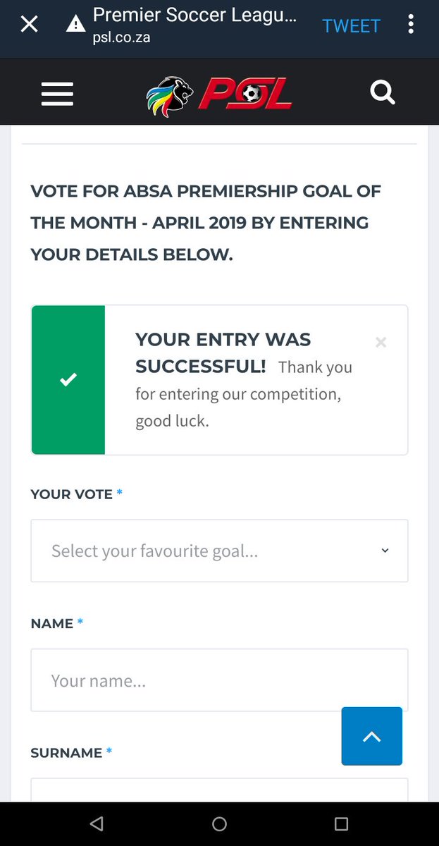 MWTlali's tweet image. Don't forget to vote for Khama Wethu Khosi Nation ✌️

psl.co.za/competition/go…

#Amakhosi4Life 
#khama