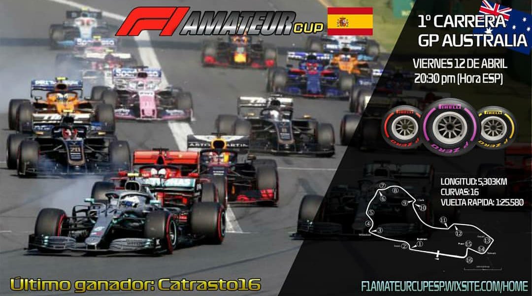 JuanAntCasta98's tweet photo. El viernes da comienzo el campeonato de #F1AmateurCup en Australia y estaré representando a @ibizaracingt en esta andadura 
#GOIRT #IRTesports #ibizaracingteam
💪 💪 https://t.co/K0OKyrdNhz