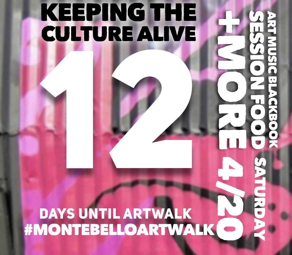 Ktca_Artwalk's tweet photo. Artwalk is coming! Join today!
#montebelloartwalk #keepingtheculturealive #artwalk #montebello #festival #art #music #discoverla #losangeles #whittier #eastla #whittier #DTLA https://t.co/w0xnXVMZ3i