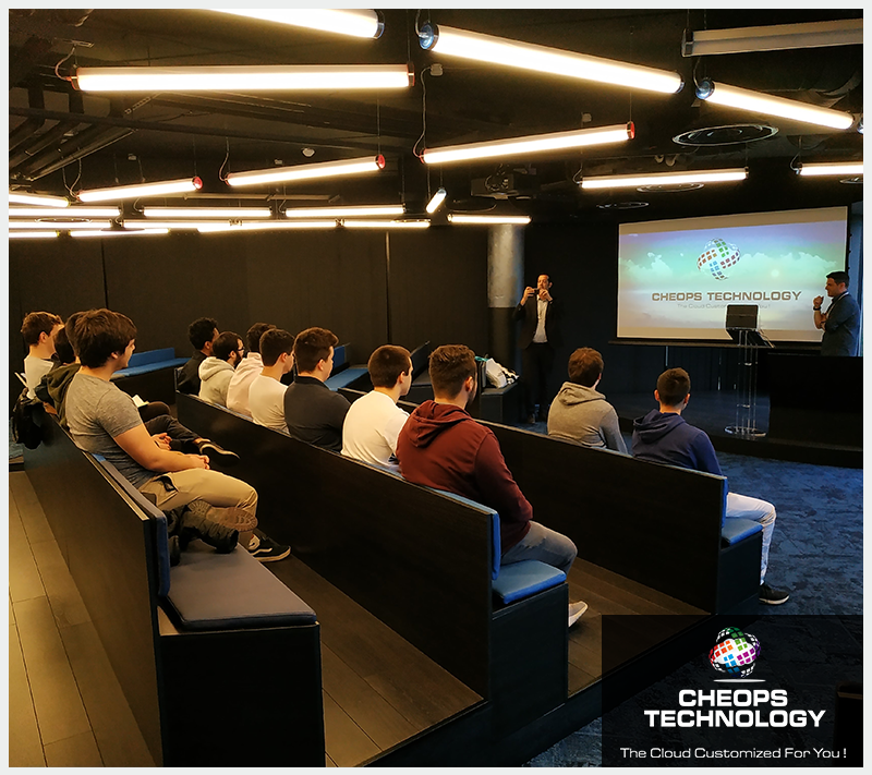 CheopsTechno's tweet photo. CHEOPS TECHNOLOGY a eu le plaisir d’accueillir des étudiants de l’EPSI au sein de son siège social pour une matinale d’immersion.
#DCMS #découvertes #cheopstechno https://t.co/80qUovJNCU