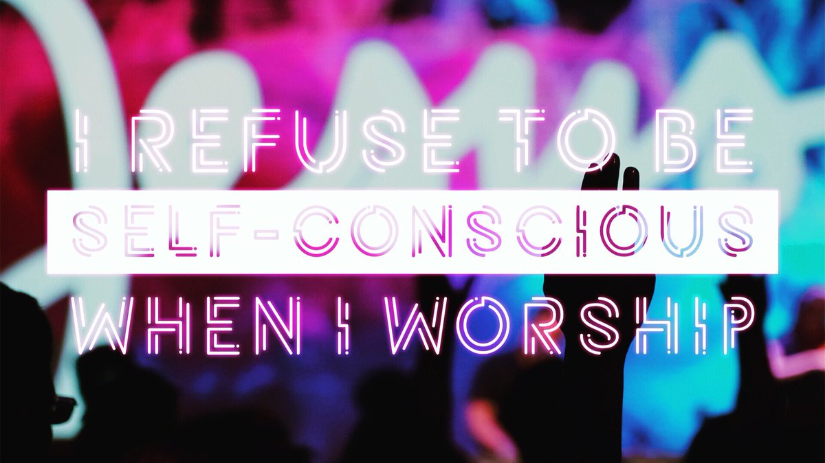 RevJonAllen's tweet photo. Self-consciousness in worship will almost always cause us to shrink in fear of what others think or put on a show for the same reason. Take your eyes off yourself and place them on God and others. In that pursuit, you will experience honest worship. @_carolinafamily #thisisfamily https://t.co/DDPcmlaLXf