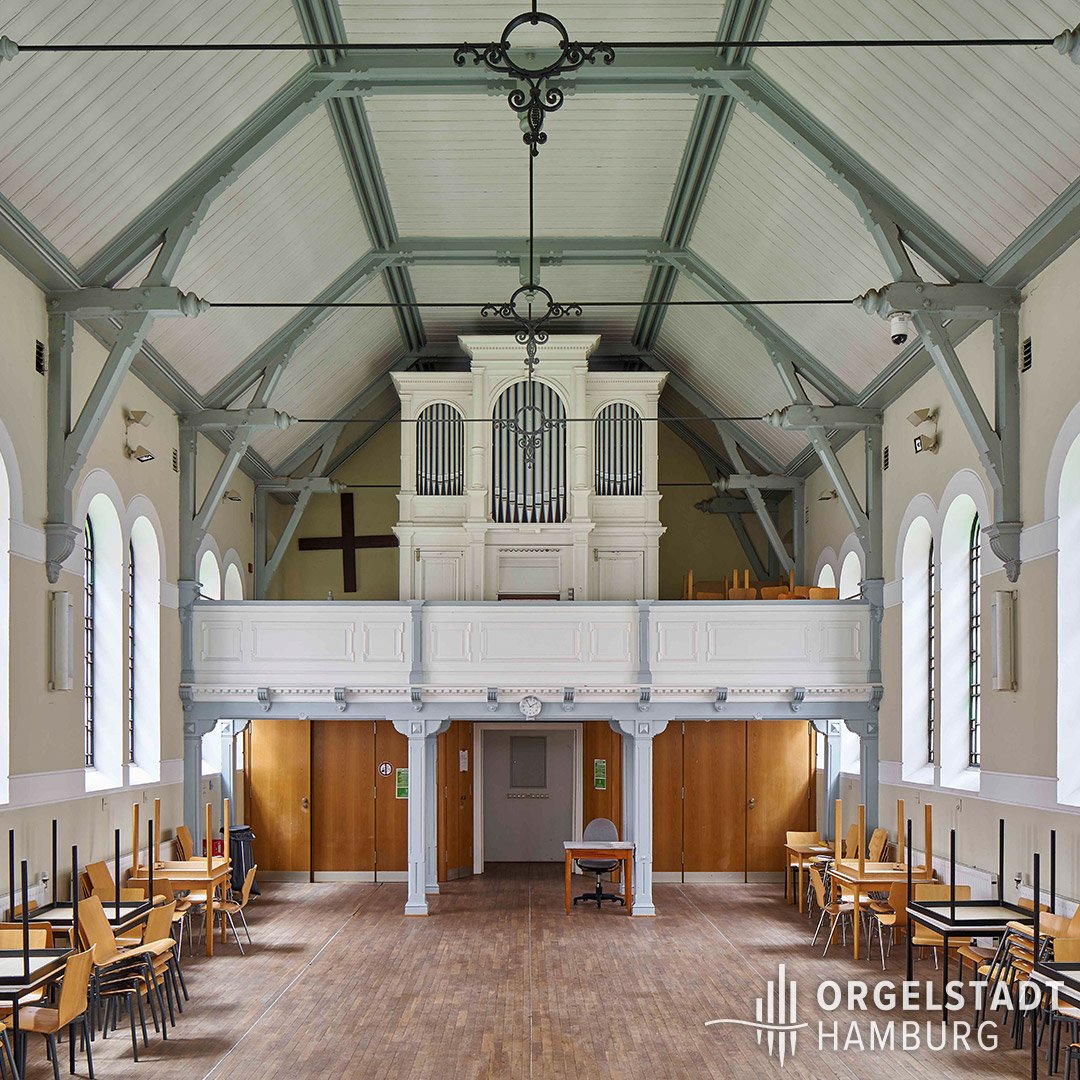 orgelstadthh's tweet photo. Orgel in der Sozialtherapeutischen Anstalt:
Erbauer: Gebr. Nagel
Baujahr: 1892/93
Registeranzahl: 10
Werke: 1 Manual und Pedal
https://t.co/tTeJds6NXE
Foto: Alexander Voss
#orgel #orgeljahr #hamburg #organ #orgelmusik #santafu #jvafuhlsbüttel #fuhlsbüttel @polizeihamburg https://t.co/IeqPiB6hZE