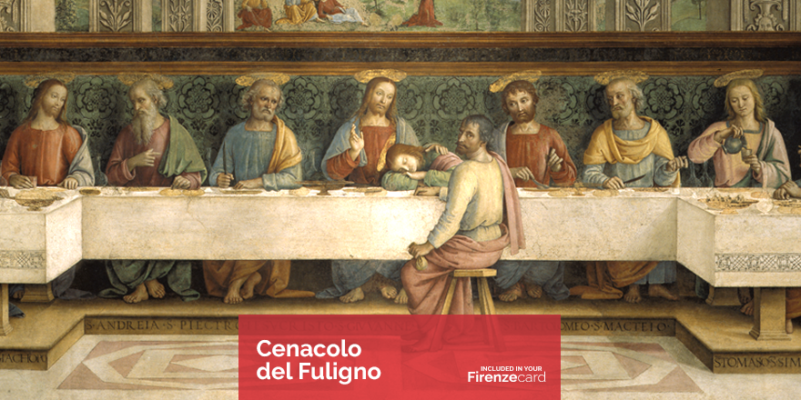 FirenzeCard's tweet photo. L’Ultima Cena raffigurata dal Perugino è la protagonista indiscussa del “Cenacolo del Fuligno”, museo che custodisce anche altri dipinti che testimoniano la diffusione del peruginismo in Italia e in Toscana. Visitalo con #Firenzecard!  #Firenze #arte https://t.co/MLQe7Sk7cg