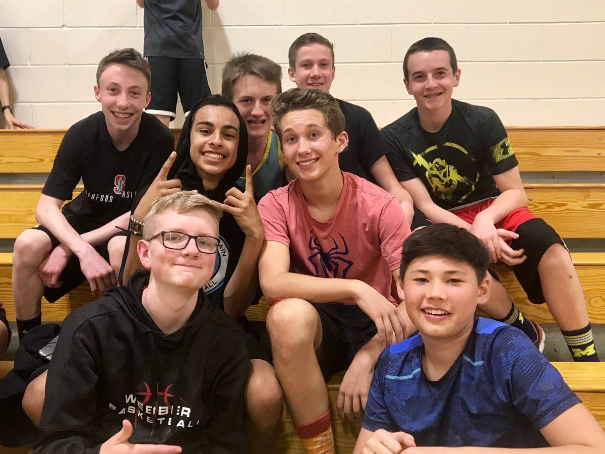 WebberMS's tweet photo. Our awesome Wellness committee does it again! Over 70 students played Dodgeball last Fri to raise money & have fun! Thanks parents for coming to cheer & coach students! BIG thanks to Mrs. Laaveg & Ms. Nestle! #WebberWellness #theWebberWay #PSDproud https://t.co/vv8jcWFpi8