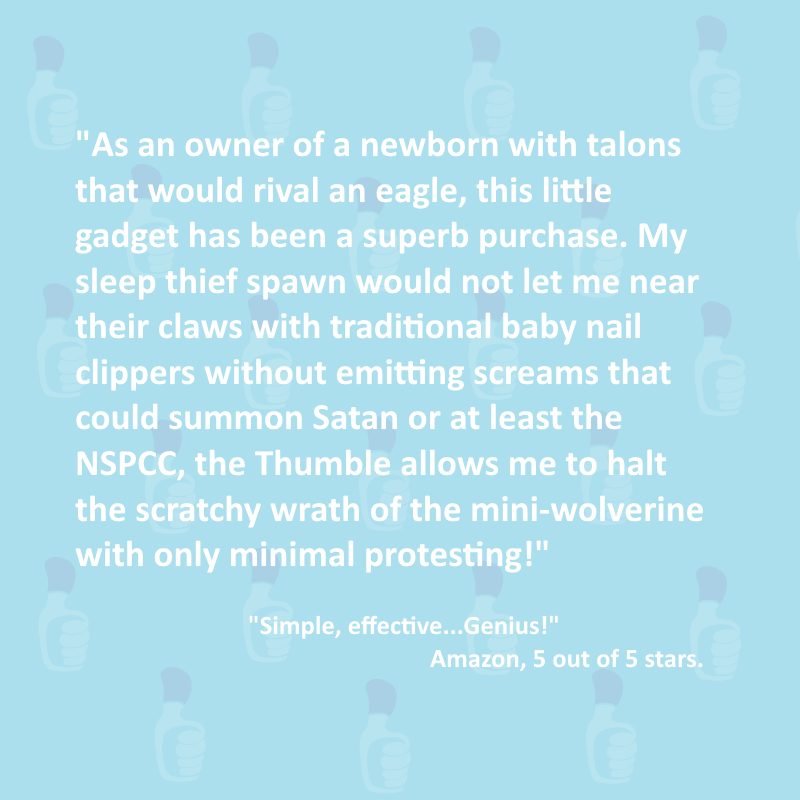 Possibly the best 5 star review to date! Do keep your positive Amazon reviews coming, its what keeps us going! #hilarious #humour #mondaymotivation #thethumble #babynailcare #wolverine