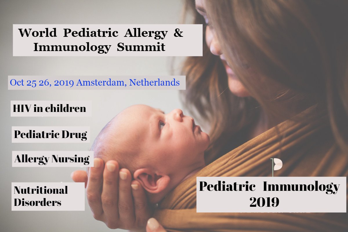 Pediatric Immunology 2019 tweet media