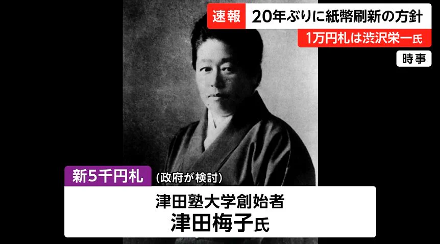 【速報】20年ぶりに紙幣刷新！！令和時代に向けて！