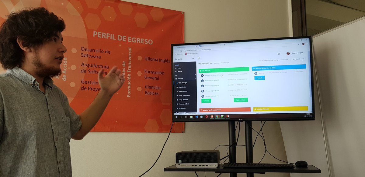 eduardoquiroga's tweet photo. Retroalimentando #estrategias #comunicacionales para la presentación del proyecto #MLBR #iterando los #ámbitos de #acción de #Ingeniería en #Computación e #Informática junto al estudiante @CespedRicardo y profesor @LlanosCesar https://t.co/OsOrn1xwU0