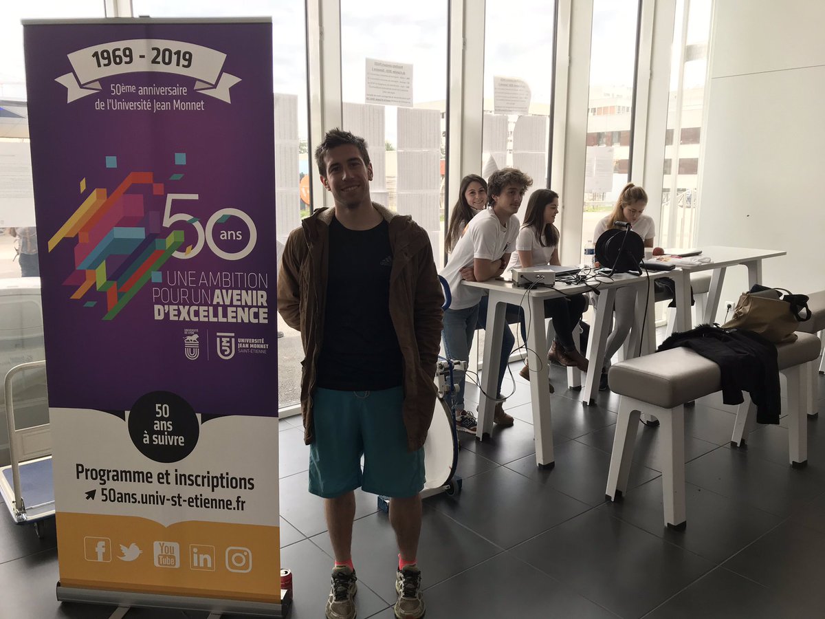 david_hupin's tweet image. Bravo à @GiorgioVaresco, doctorant au #LIBM de l’@Univ_St_Etienne et à l’@IRMIS_StEtienne, actif au sein de la @chaire_ActiFS pour sa performance durant la #SemaineEnMouvement des #50ansUJM ! Premier gagnant du campus #santé ! 👏💪