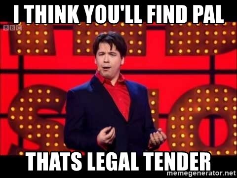 Dr Rich Boden Fls Fbpe On Twitter Cris59938557 Murciabhoy Judymurray Downshayfarm They Re An Iou That Can Be Used Legally To Pay For Things In Lieu Of Coins If That Is