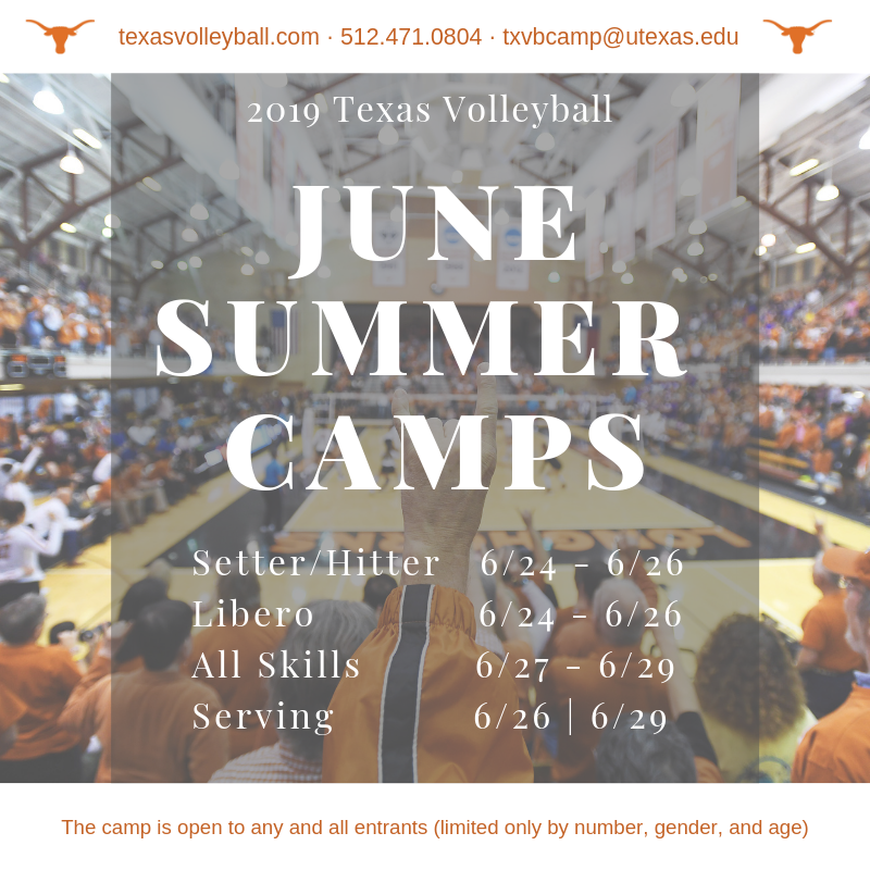 TXVBCamp's tweet photo. Our College ID Camp is now SOLD OUT! Thanks to all the participants who registered and we're looking forward to hosting you on our campus soon! #txvbcamp 🤘

🚨 The early bird discount ends on May 1st, so don't miss your chance to register for one of our other camps by then! https://t.co/E2UlMSSsA3