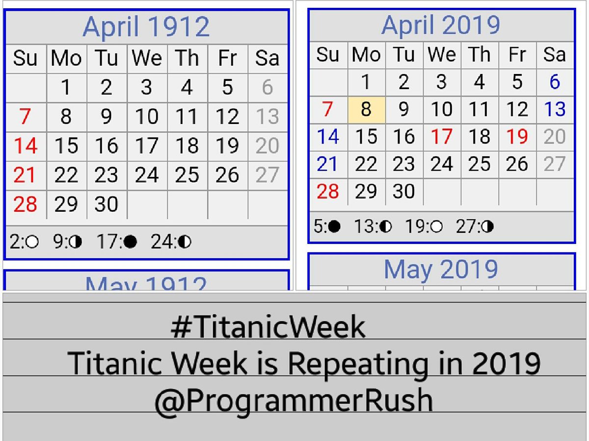#TitanicWeek #titanic #week