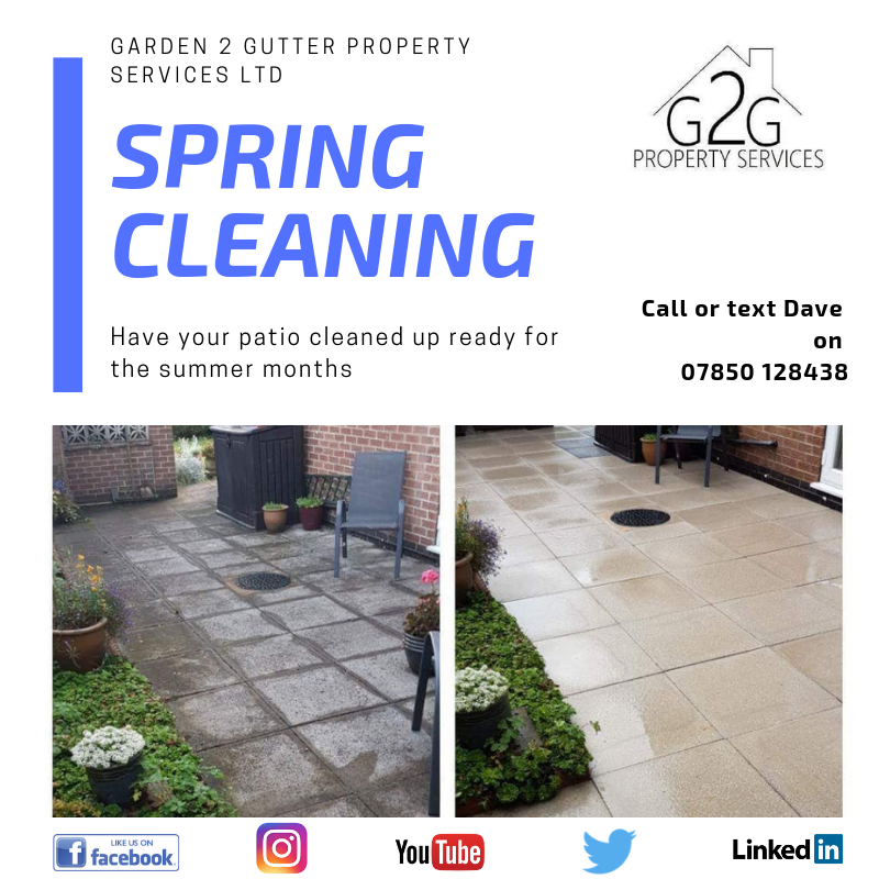 Garden2Gutter's tweet photo. Patio &amp; Driveway Cleaning. Brighten up your outdoor space ready for the summer months.
#patio #clean #garden #summer #spring https://t.co/lWCzmnks7X