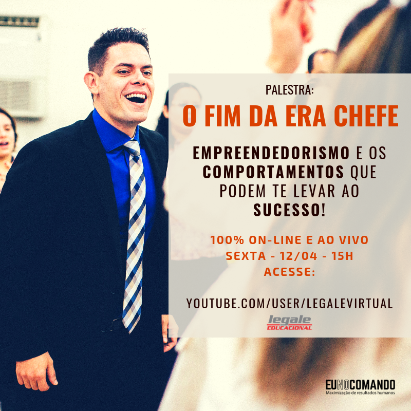 eu_no_comando's tweet photo. 🤟Sexta - 12/04 - 15h - 100% #ONLINE #AOVIVO #Palestra

🚀"O fim da Era Chefe - Empreendedorismo e os comportamentos que podem te levar ao sucesso!"

💻Para assistir basta acessar: https://t.co/tKnUZx7DB3, às 15h.

#EuSouLegale #EunoCOMANDO #Empreendedorismo #OAB https://t.co/kTPCUAMZ3P