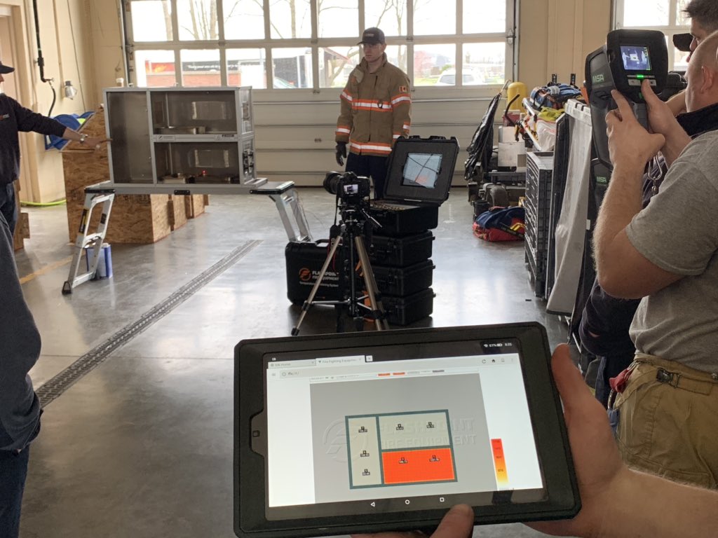 FPequipment's tweet photo. Technology used to elevate learning even further @FDIC @fireengineering #FDIC2019 Working in the Fire Flow Path FDIC HOT #evolvingfireground #sbsk @ffseangray @PJNorwood @hoseman14 @JimGolondzinier @cer_john @Firefrank76 @DRockapotamus @4TruckLew @FPequipment @firewipes https://t.co/9ApQbOkc8F