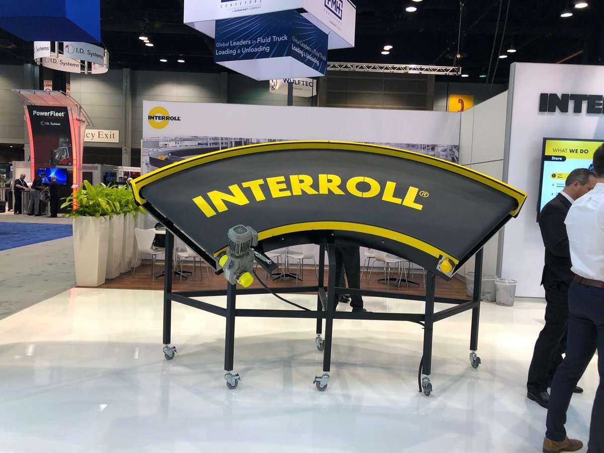InterrollGroup's tweet image. Discover smart and efficient products for your material handling solutions - such as the newest generation of the Interroll Belt Curve and our Modular Conveyor Platform.
We are looking forward to your visit at #ProMAT19 in Chicago at booth #S941!