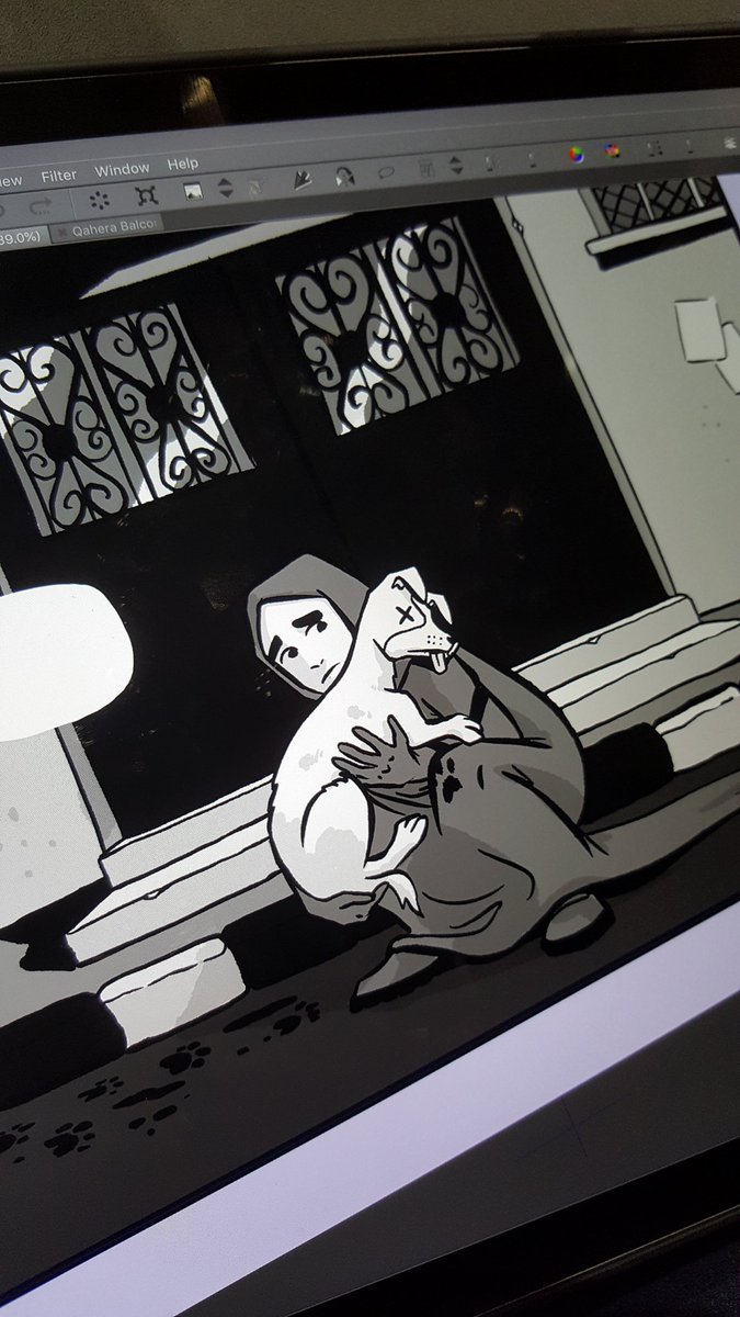 qaheracomic's tweet photo. don't worry, the dog recovers. new comic incoming! https://t.co/lE6HoHl1lc