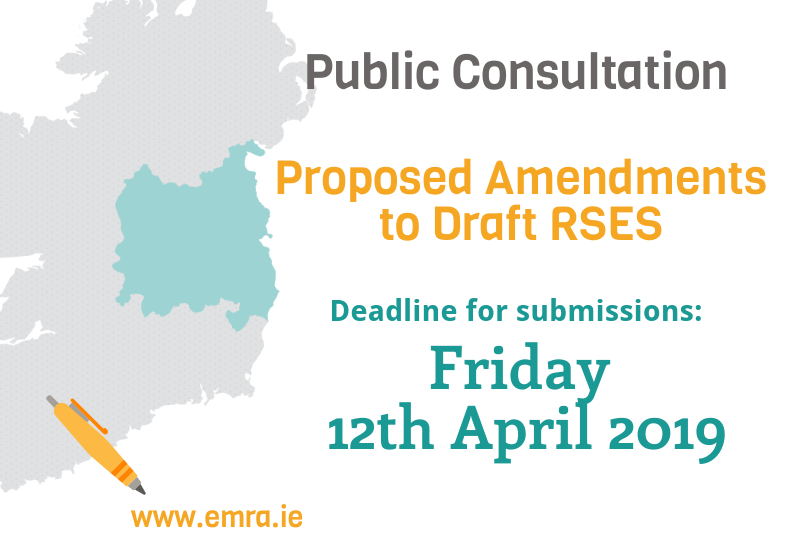 We are accepting submissions on Proposed Amendments to Draft RSES until 12th April (inclusive). #EMRA2030 #ShareYourViews