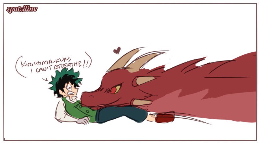 Dragon Love~ <3 #BokuNoHeroAcademia #BNHA #kirideku #kiridekuweek2k19 