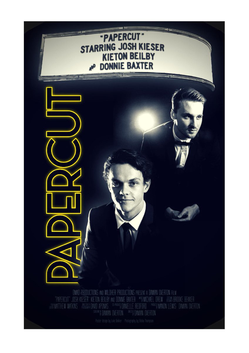 CKFProduction's tweet photo. https://t.co/GRRP7QAnQa  
Mini Short : Papercut
Actor : Josh Kieser (Australia)
Winner : March 2019
Category : Best Actor (Male Foreign) of the Month
@CKFProduction 
@JoshKieser @OmadProductions #filmfestival #officialselection #actorslife #shortfilms #indiefilm #supportindiefilm https://t.co/K2wgA4z7cC
