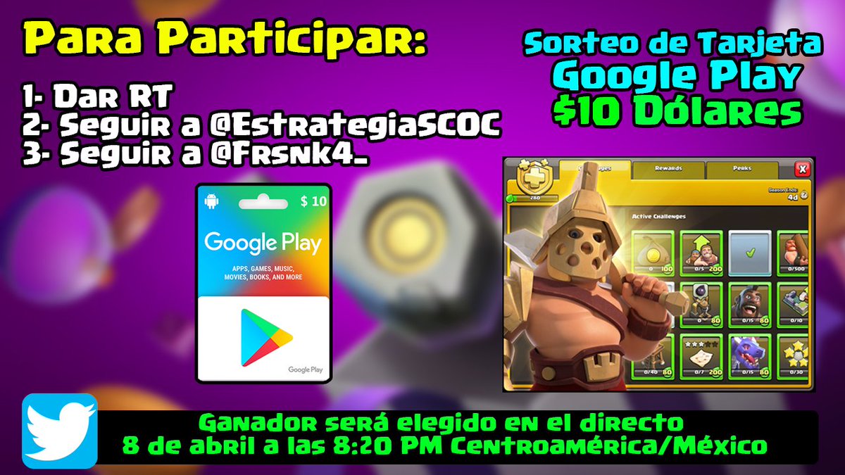 Vergeta99 Vergetta99 Twitter - canjear tarjeta regalo game brawl stars