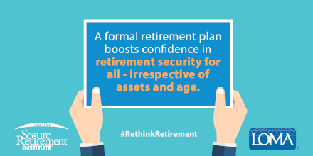 LOMA_Updates's tweet photo. It's National Retirement Planning week people and together with @LIMRA, we want to share with you some retirement facts to help get you into a #SavingsMentality! 

Fact 1: Clients with a plan believe advisors understand them and feel more loyal. #RethinkRetirement #Retirement https://t.co/4nZCo087nr