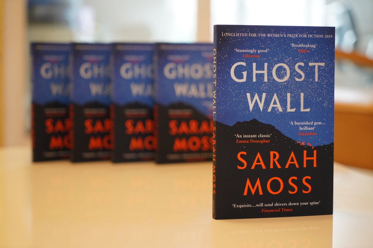 GrantaBooks's tweet photo. If you don't hear from us for a while, it's because we're busy swooning over the new paperback copies of Sarah Moss's Ghost Wall, which have just blessed our office. https://t.co/Uw6r1xJq5O