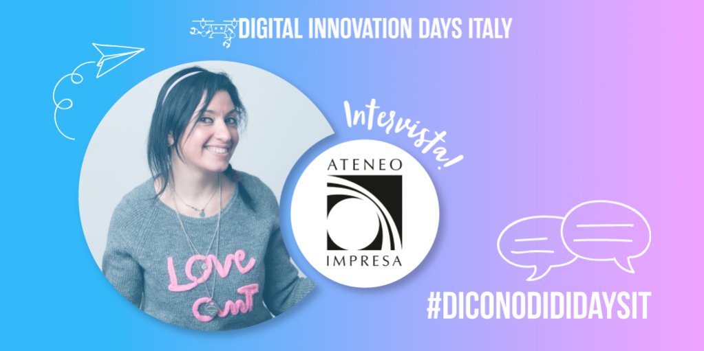 DIDAYSIT's tweet photo. 🎙 I #DIDAYSIT nascono per fornire contenuti di valore, creare connessioni tra le eccellenze del settore, contaminare positivamente e ispirare le nuove generazioni 🔥 Per voi l'intervista di @ateneoimpresa alla nostra CEO @Elerocca ➡️ https://t.co/iUtiu4ptal 🔗 #DICONODIDIDAYSIT https://t.co/9FWYWB9ivc