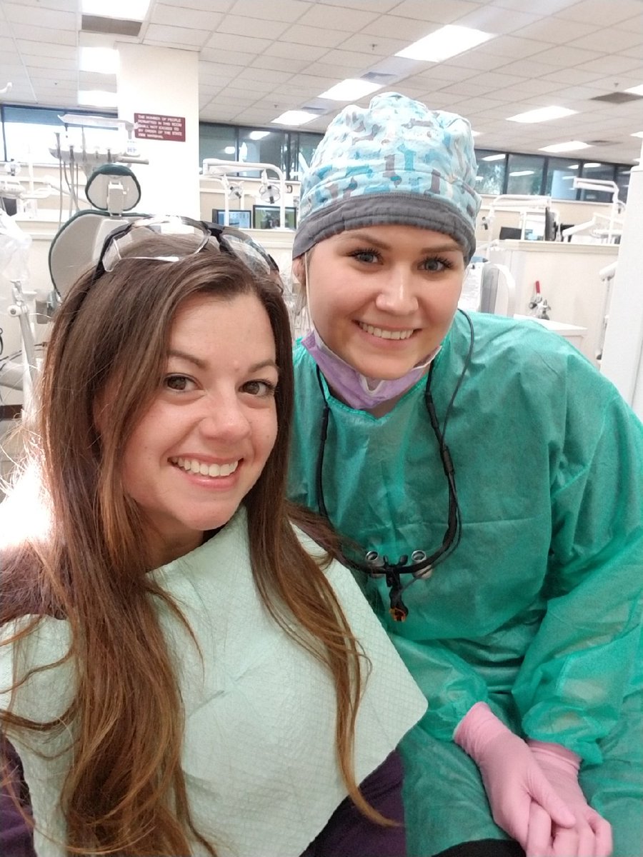 GModestoDIOS's tweet image. Our Surgical Assistant, Jenn, went down to Fresno to visit our former team member, Liz, for a cleaning! Liz is currently in Dental Hygiene School and we are so proud of her. We truly miss her at our practice but we know that she has the brightest future ahead of her!