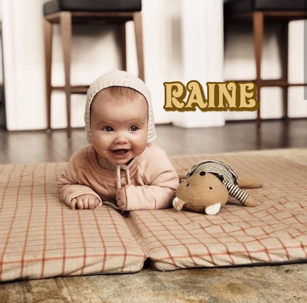 Today is a relaxing day for #Raine and I. She is having tummy time.  I am just taking a few minutes to take some pictures of her before right join her to play. We hope you have a fab day whatever you are doing.