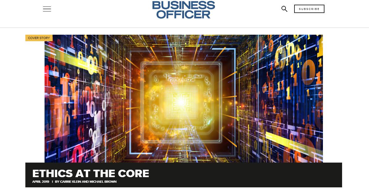 NACUBO's tweet photo. Now online: The April issue of #BusinessOfficerMag https://t.co/1DAEU4Dm6e
Read about #higheredanalytics, #NACUBO19, and more. https://t.co/XPXOHFanKB