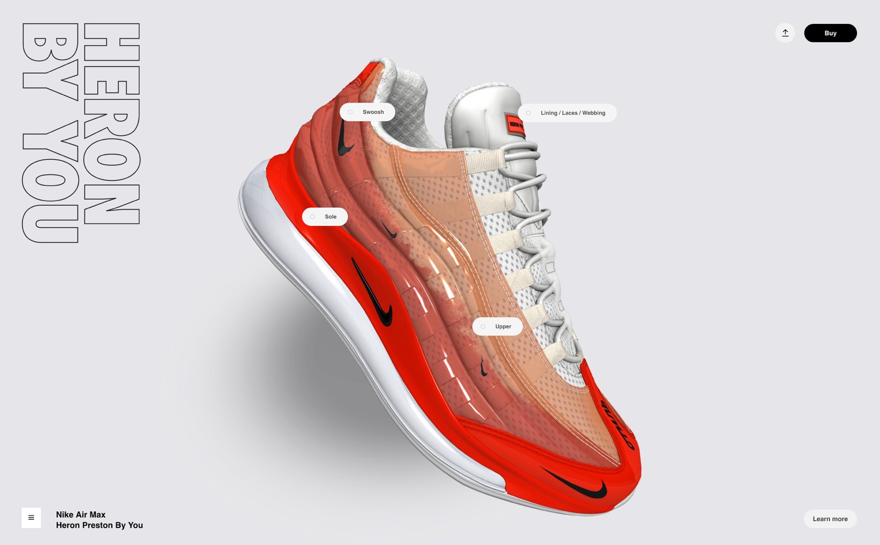 noot Zending Zwaaien J23 iPhone App on Twitter: "Nike By You Launches New 3D Builder Experience  April 15th starting with the Nike Air Max 720/95 Heron Preston By You  Details -&gt; https://t.co/DNU8Av43kD https://t.co/JTFAf7bcO6" / Twitter