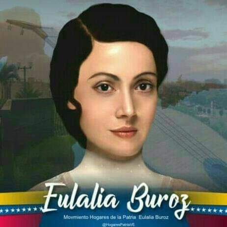 HogaresZulia's tweet photo. # 7 Abril. Se conmemoran 202 años de la decisión patriota de Eulalia Buroz, quien bajo el grito "Viva la Patria, muera la tiranía" paso a la inmortalidad y  en honor a ella hace 2 años surgió el Movimiento Hogares de la Patria Eulalia Buroz, dando los primeros pasos con victorias https://t.co/s87fOcN4Pz