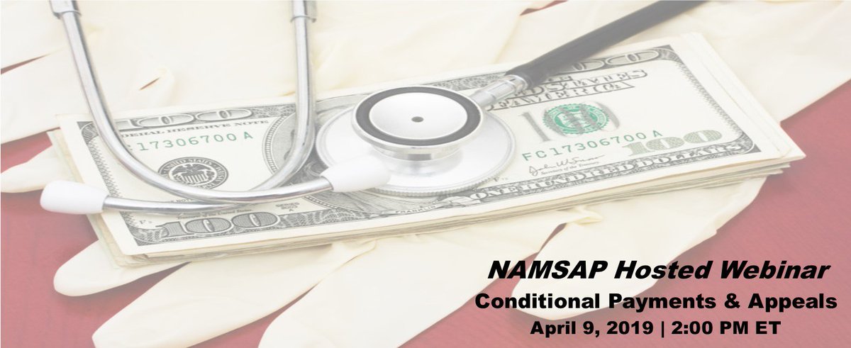 NationalMSPN's tweet photo. Be sure to join us for tomorrow's Webinar on Conditional Payments and Appeals! https://t.co/CqzTgsTIjx
#Webinar #NAMSAP #ContinuingEducation https://t.co/D91rztLM1g