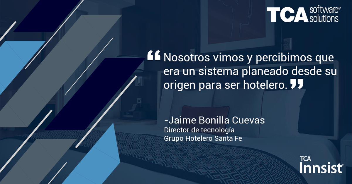 TCAInnsist's tweet photo. Queremos ser tu aliado y brindarte las herramientas que necesitas para ver crecer a tu hotel.
Conoce más acerca del caso de éxito con Grupo Hotelero Santa Fe: https://t.co/QgH8y5NNHf 

#Hotel #Hospitality #Software #Technology #Support #Administration #Innsist #Service #Client https://t.co/9vktZbxlC3