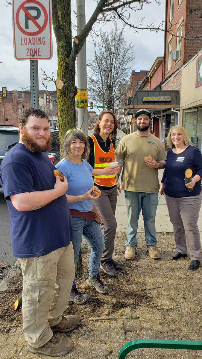 Stopped by the City of Butler Shade Tree Commission while they are pruning trees on Main Street. These are the things that make our community great.