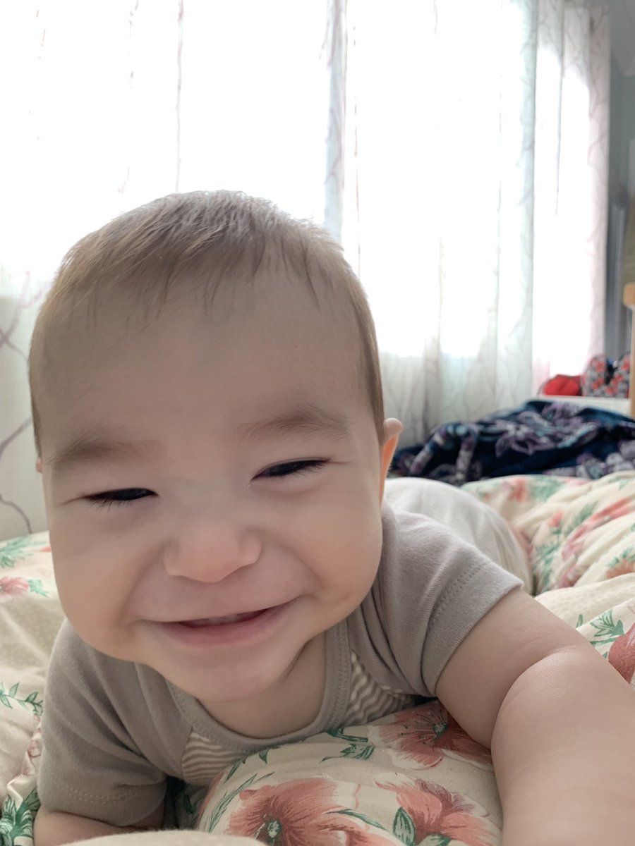 hackleyemely's tweet photo. i was asleep &amp; my mom put him in my room . this i what i get to wake up to...💘 https://t.co/aiBumBbQHx