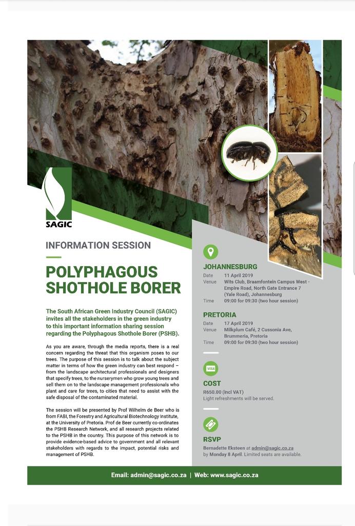 MHLUNGUOLUHLAZA's tweet photo. #SAGIC Information session in #Johannesburg and #Pretoria about the
#PolyphogousShotholeBorer https://t.co/ViEkTttWyu