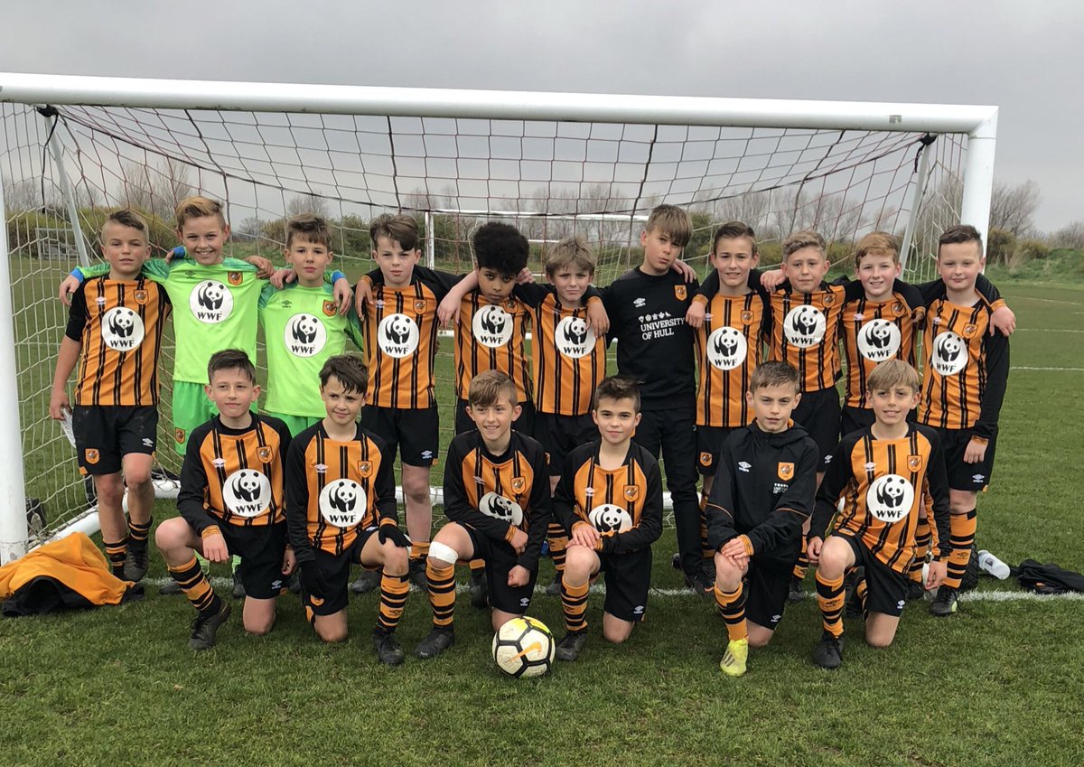 Chrislatham11's tweet photo. Congratulations to @HullCityAcademy U11s who won their @premierleague regional series group with Sunderland, Blackburn and Burnley this weekend. Roll on the nationals in May. 🐯 ⚽️ https://t.co/c5kxGNFBpO