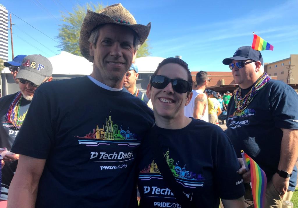 TDSYNNEX_NA's tweet image. .@Tech_Data participates in the 2019 Phoenix Pride Festival and Parade. Proudly standing with the #LGBT community! #TechDataPride