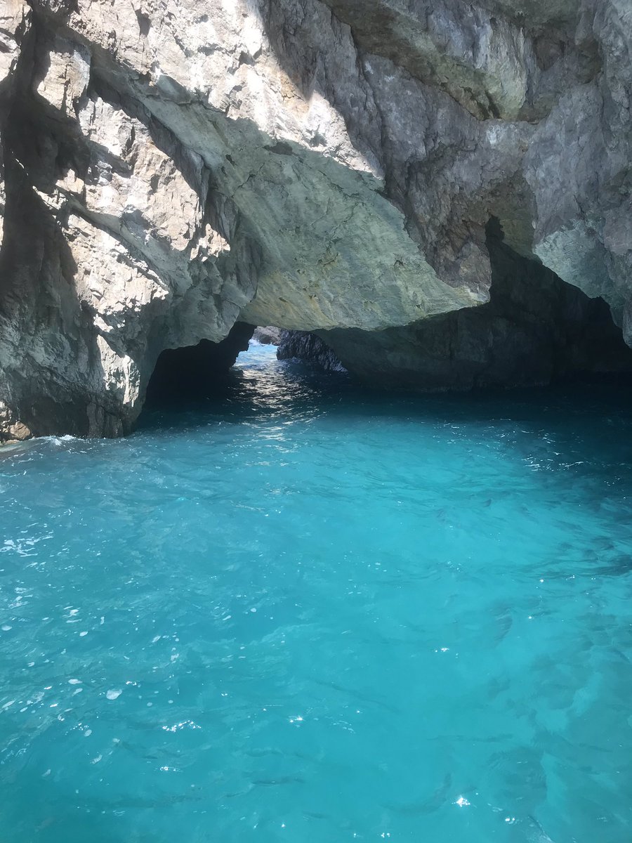 GeographyPres's tweet photo. Coastal Erosion along the coast of Capri. Sea Arches, Sea Caves and Blowholes lined the landscape! Geography in the real world! #IsleOfCapri #CoastalProcesses #CoastalErosion #geographyteacher @Pres_Carlow @GeographyPres https://t.co/OCVtXlCN6r