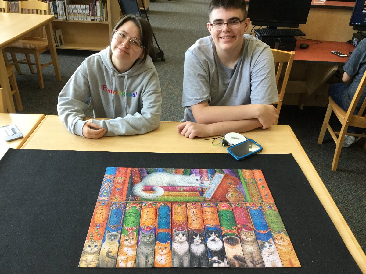 GRHS Library tweet media