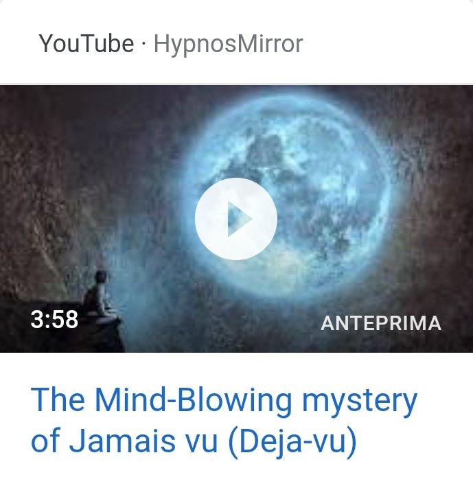 BTSItalia_twt's tweet photo. CURIOSITÀ| Avete provato a cercare "jamais vu" su Google?

Il primo video che compare ha questa anteprima... Non vi sembra familiare? 👀

#6DaysToMapOfTheSoul #PersonaTracklist @BTS_twt https://t.co/E03HrzT7WI