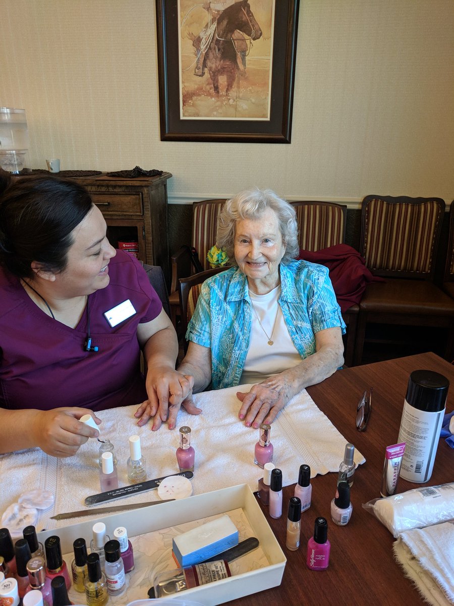 Bulverde Assisted Living on Twitter "Manicure Monday BulverdeL Our