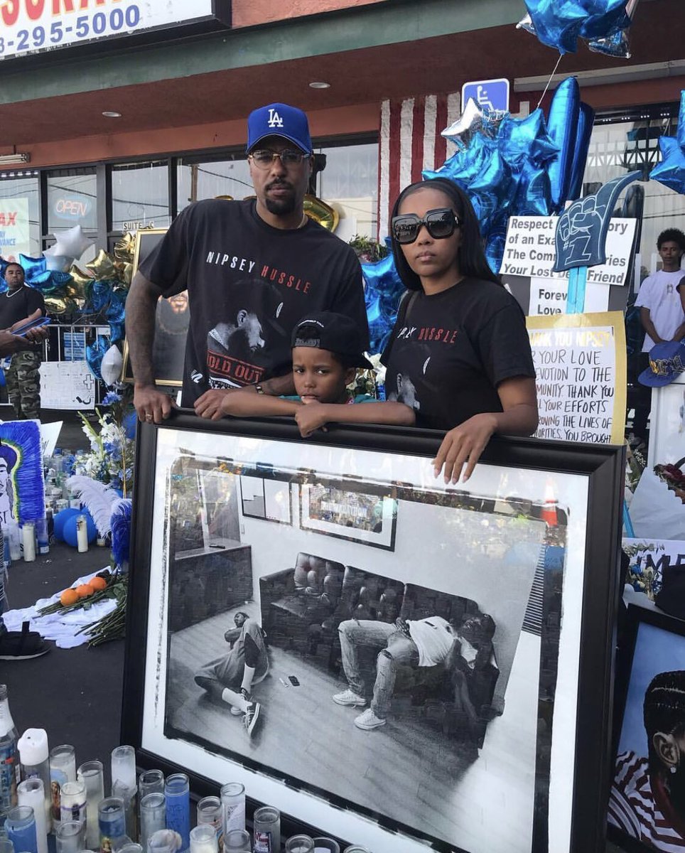 Long Live Nip 🏁 on X: Dom Kennedy and his family paying their