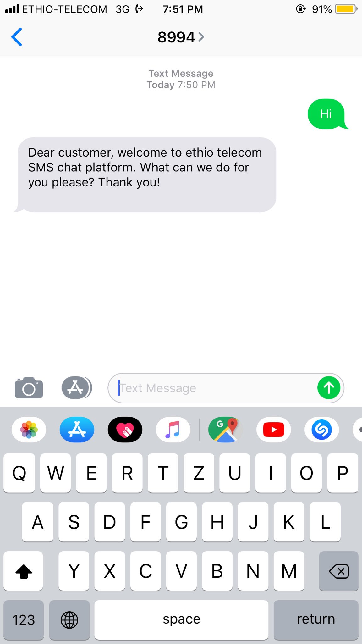 Chat telecom Chatbot For