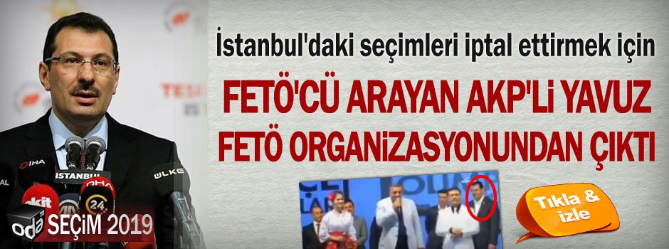 İstanbul'daki seçimleri iptal ettirmek için FETÖ'cü arayan AKP'li Yavuz FETÖ organizasyonundan çıktı
odatv.com/istanbuldaki-s…