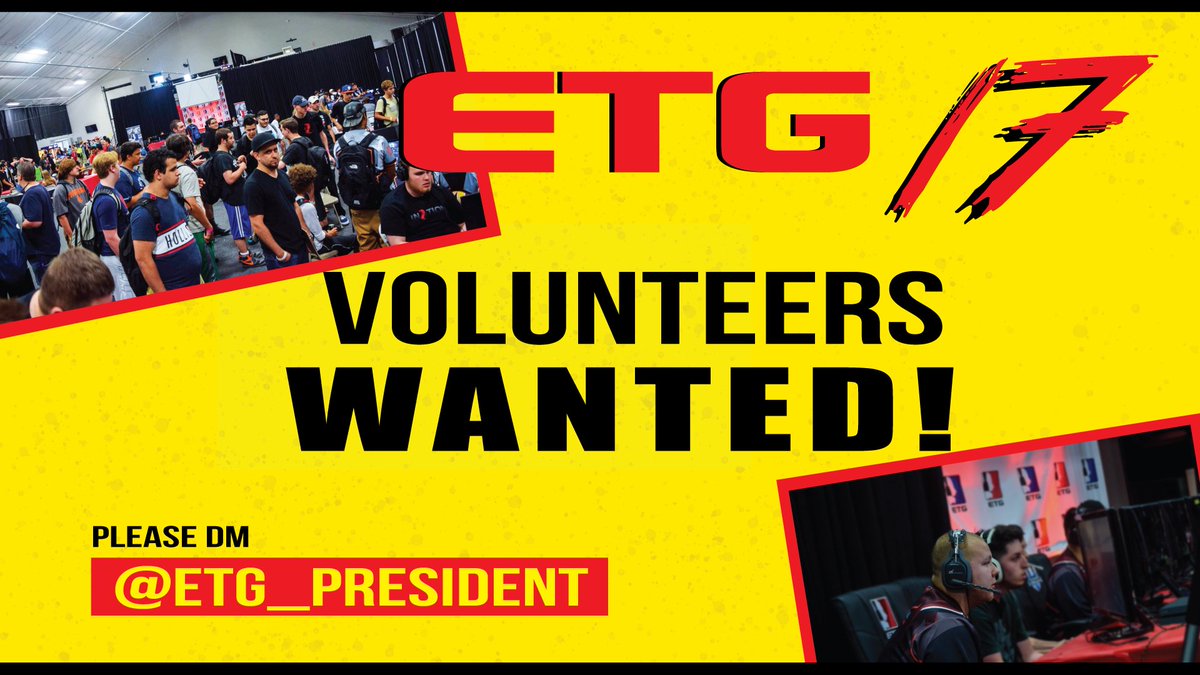 ETG_President's tweet photo. Anyone looking for Event XP that would like to help us set up for #ETG17, please DM me.
Looks great on a resume! Go behind the scenes!
DM @ETG_President https://t.co/N0efRDWLlQ