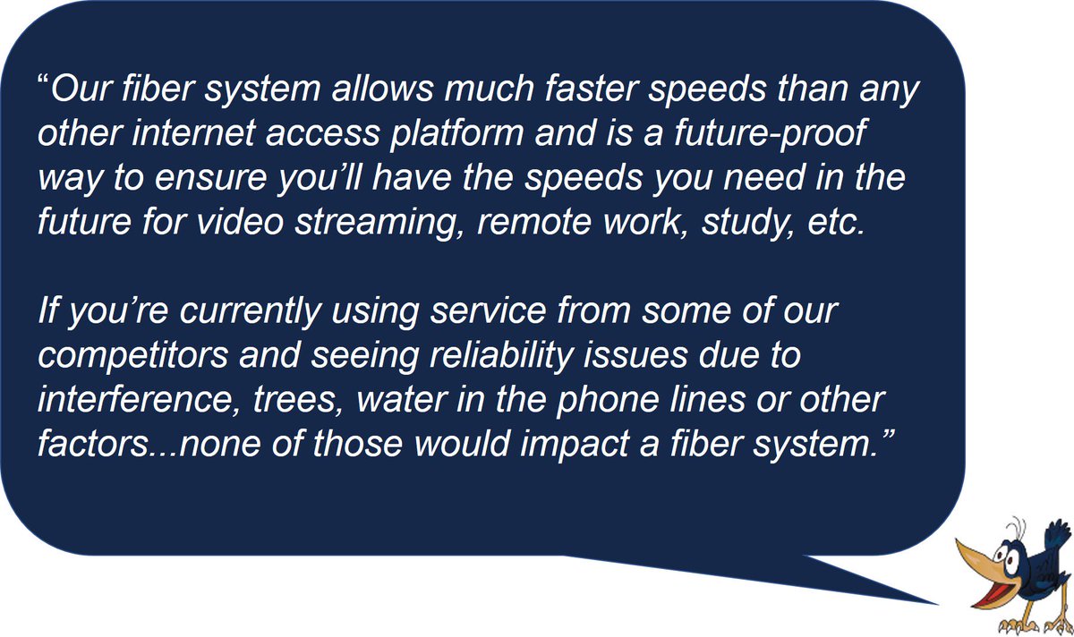 HighSpeed_Crow's tweet image. 🤔WHAT ARE THE ADVANTAGES OF FIBER OVER MY CURRENT SERVICE?
#FiberFAQ highspeedcrow.ca/fiber-faq/